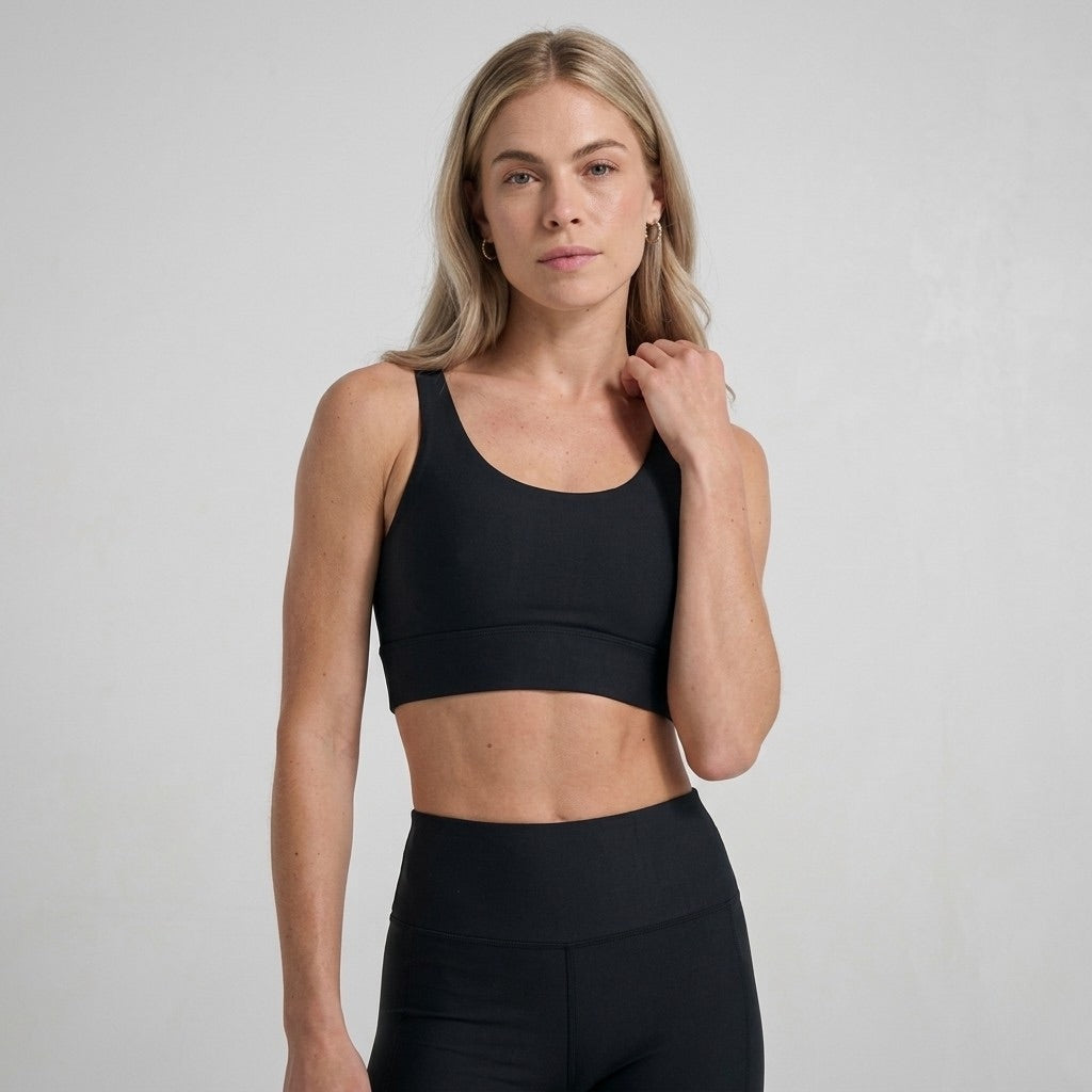 Black Sports Tank Top