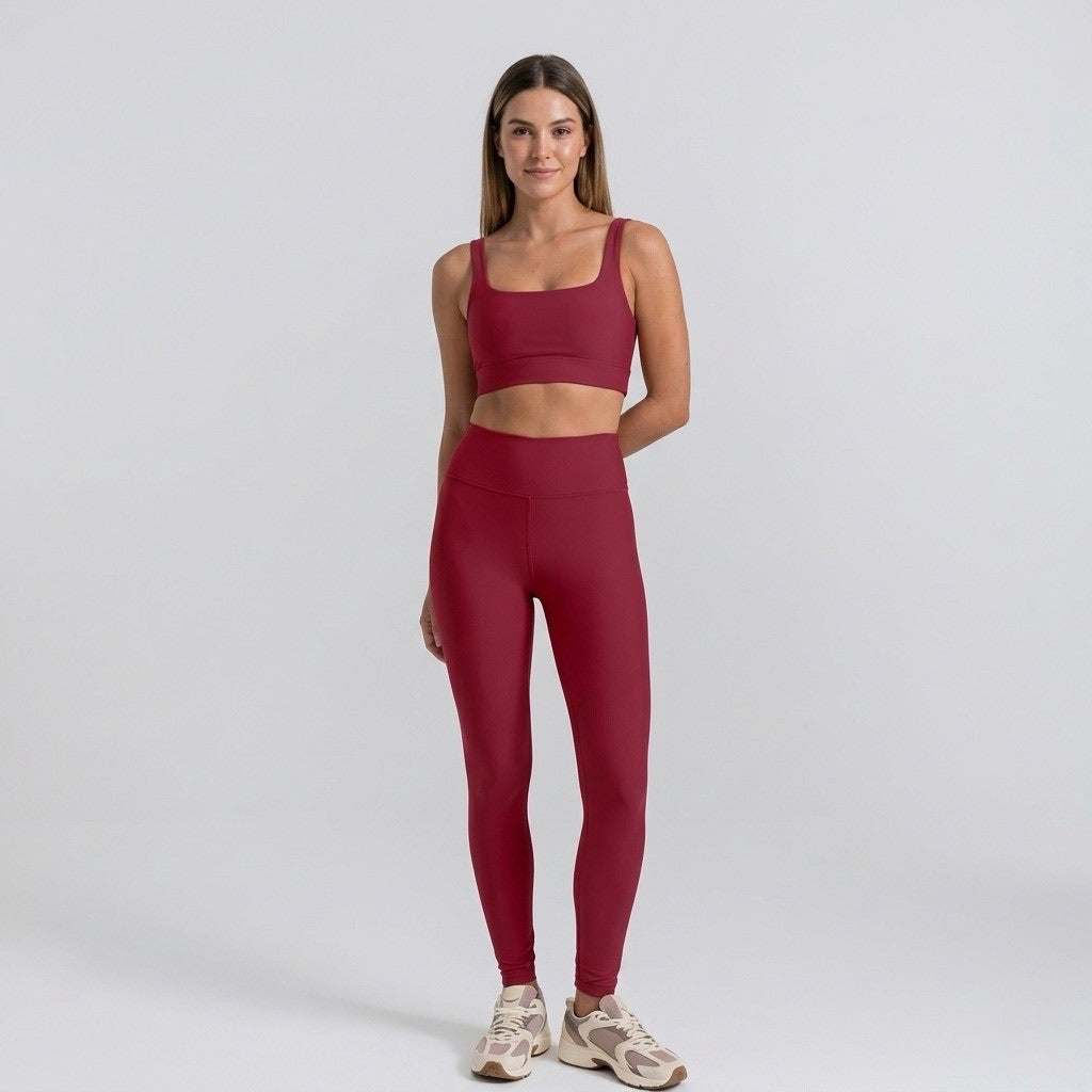 Burgundy Sports Tank Top