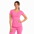 Pink Short Sleeve Sports T-Shirt