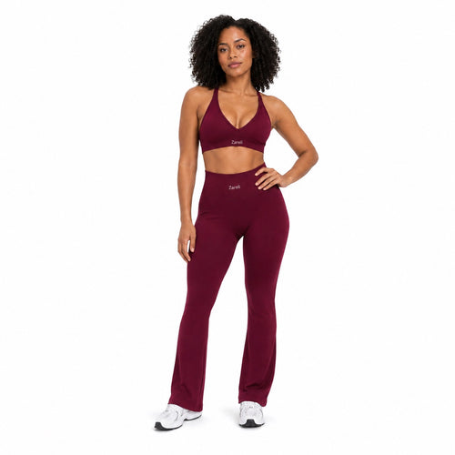 Conjunto Flare – Vino Intenso para mujer de Zareli Active