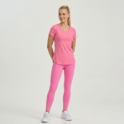 Pink Short Sleeve Sports T-Shirt