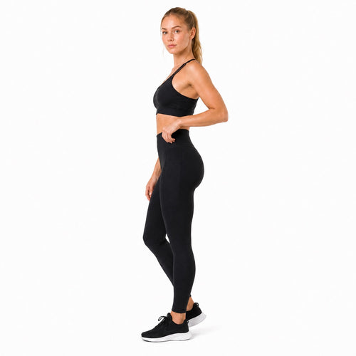 Conjunto Sculpt con Bolsillos – Negro para mujer, vista 2