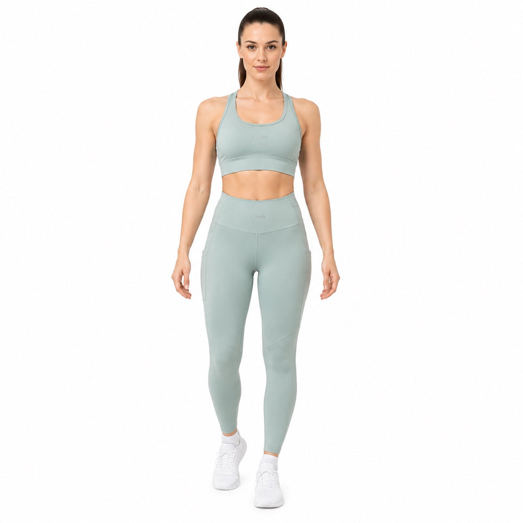 Sculpt Set with Pockets – Soft Green