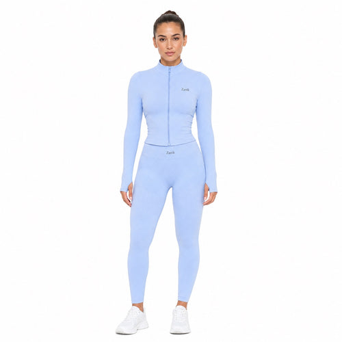 Conjunto Sculpt Zip – Azul Bebé para mujer de Zareli Active
