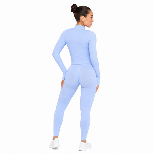 Conjunto Sculpt Zip – Azul Bebé para mujer, vista 2