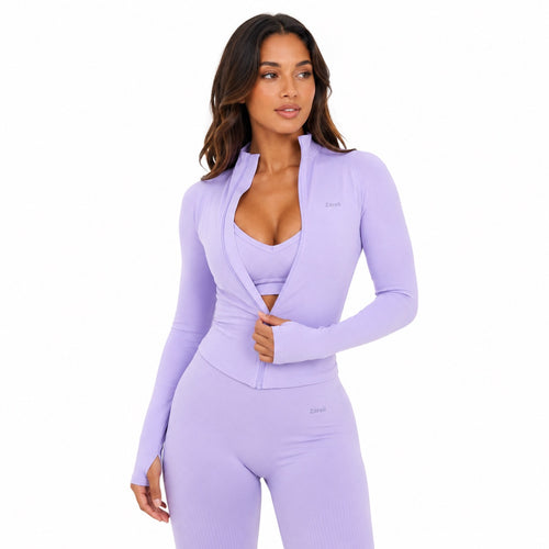 Conjunto Sculpt Zip – Lavanda para mujer de Zareli Active