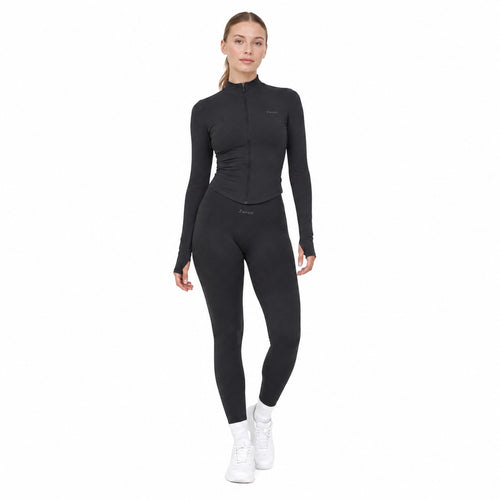 Conjunto Sculpt Zip – Grafito Medianoche para mujer de Zareli Active