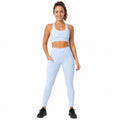 Leggings Sculpt con Bolsillos – Azul Claro para mujer de Zareli Active