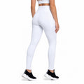 Leggings de Tiro Alto con Bolsillos – Blanco para mujer, vista 4