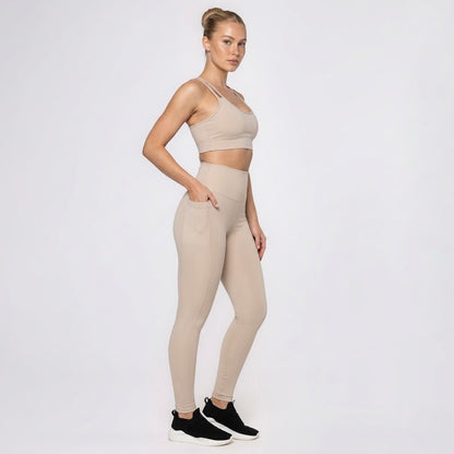 Nude Sculpt Leggings with Pockets