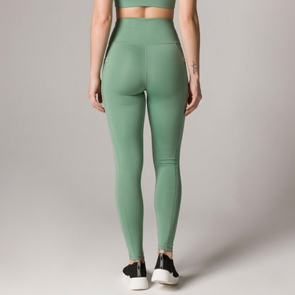 Soft Green Sculpt Leggings with Pockets