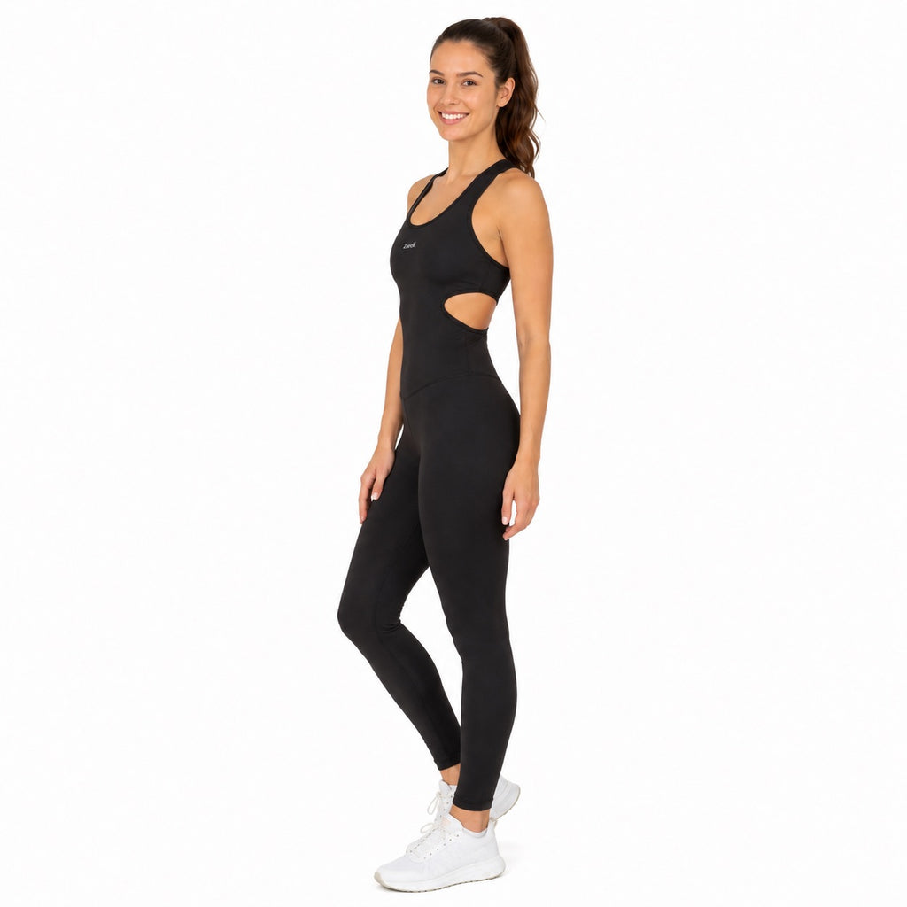 Sculpt Jumpsuit – Black