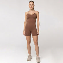 Sculpt Playsuit – Brown