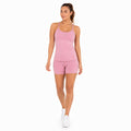 Light Pink Spaghetti Strap Sports Top