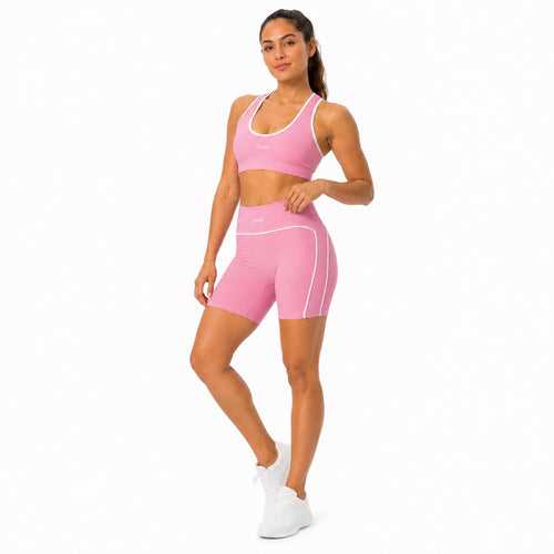 Conjunto Move de Shorts con Contraste – Rosa para mujer, vista 2