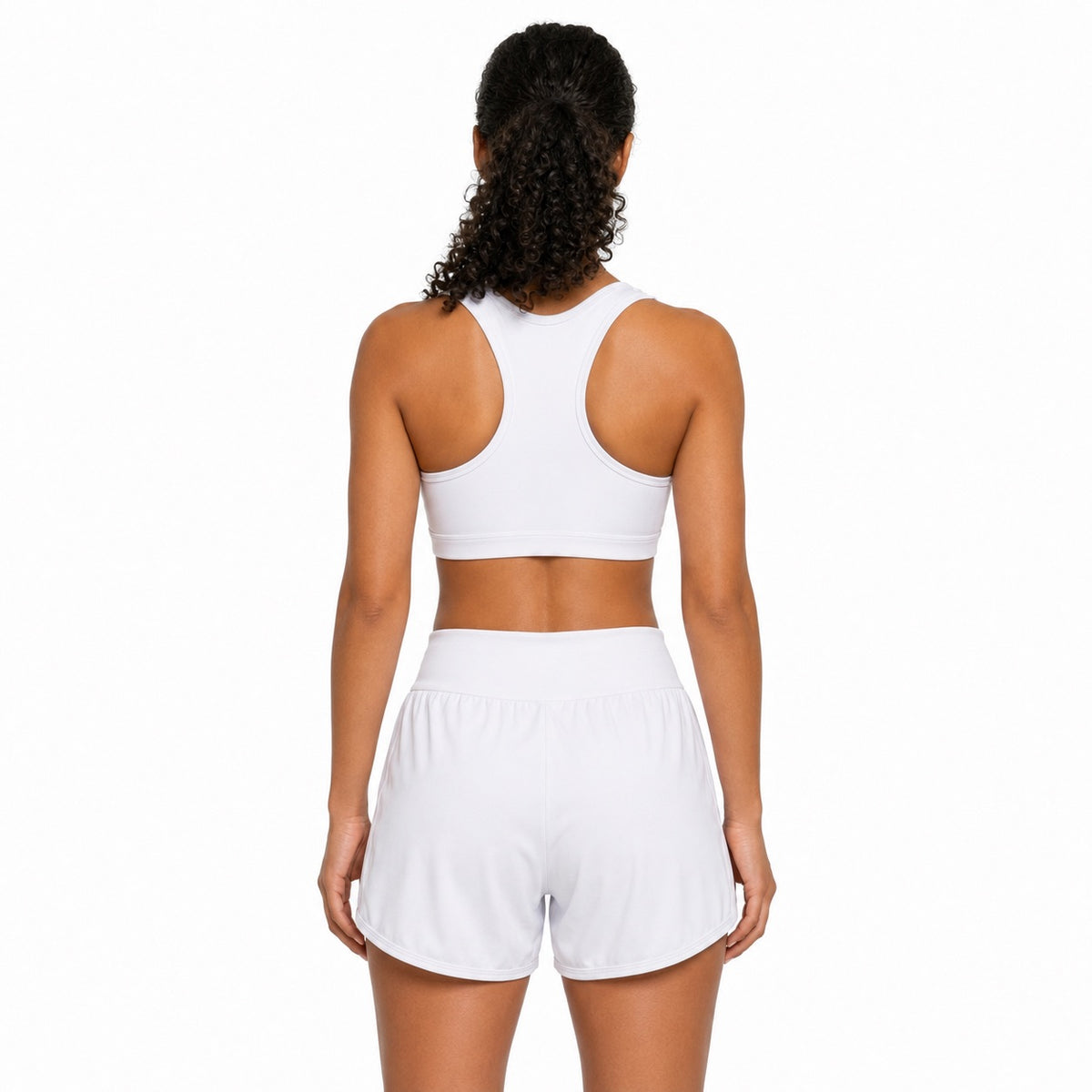White Air Shorts with Pockets