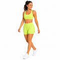 Citrus Green Air Shorts with Pockets