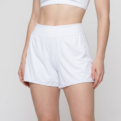 White Air Shorts with Pockets