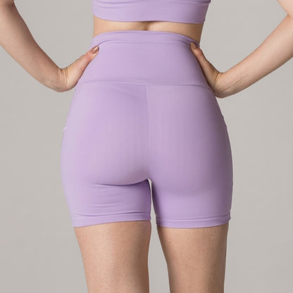 Lilac Performance Shorts with Pockets