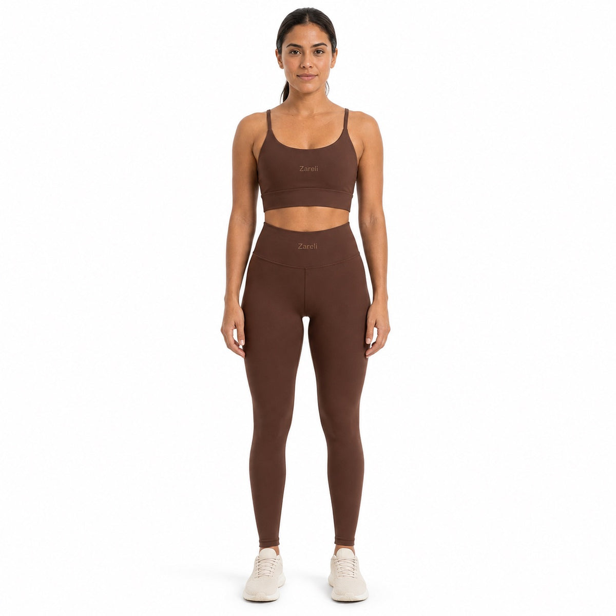 Brown Sports Tank Top