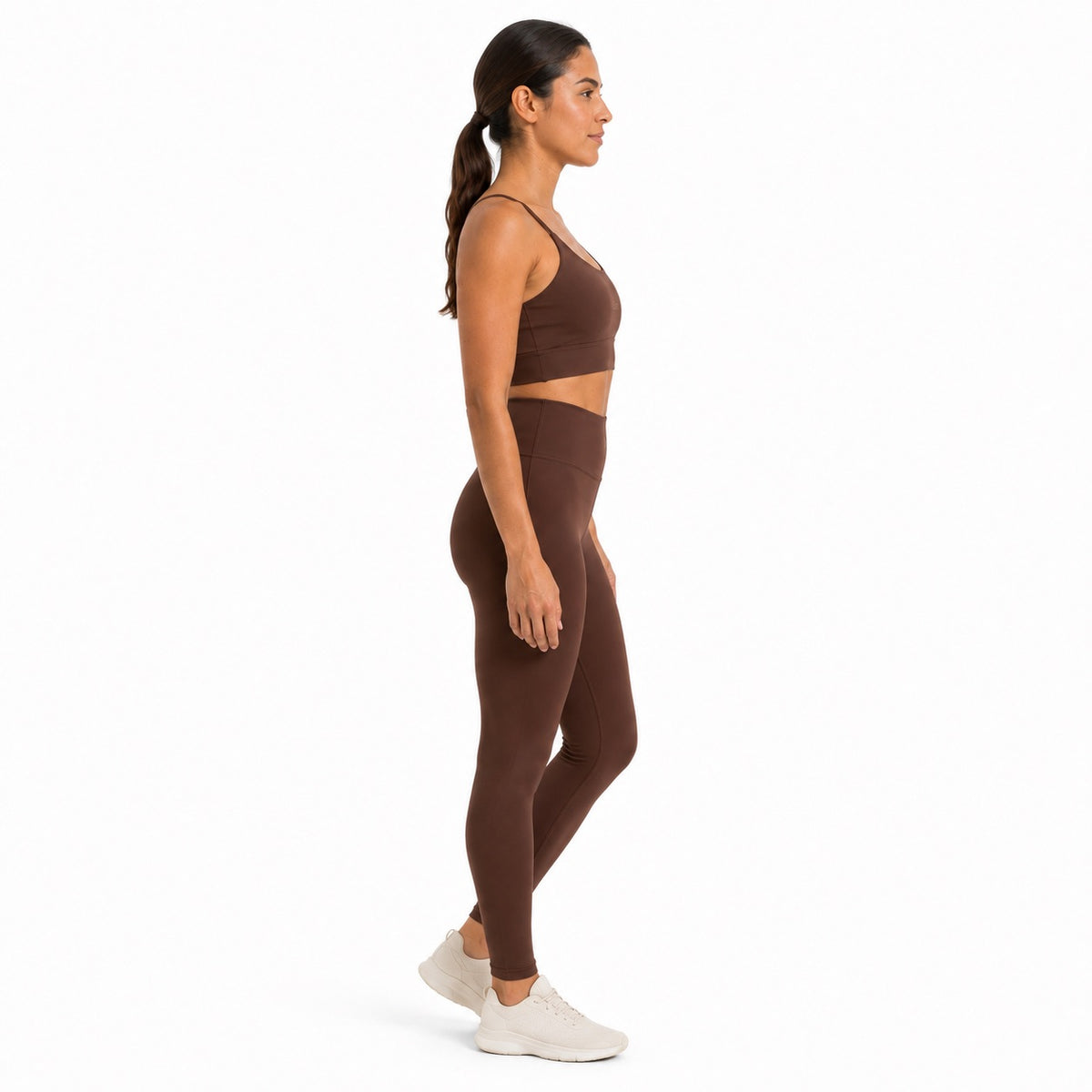 Brown Sports Tank Top