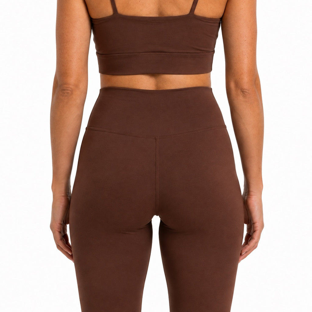 Brown Sports Tank Top