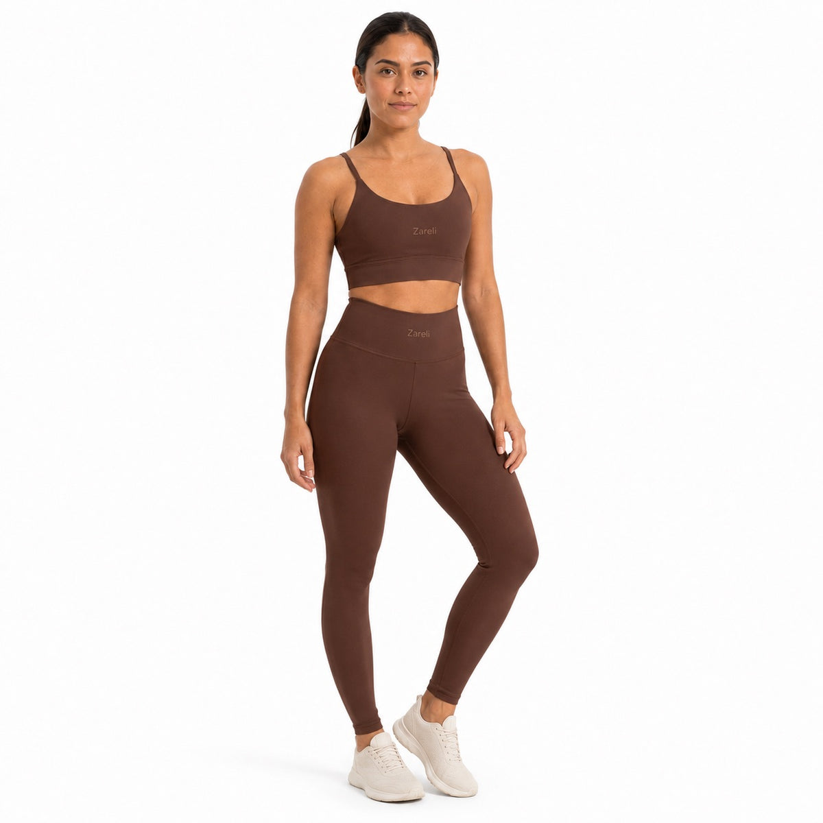 Brown Sports Tank Top