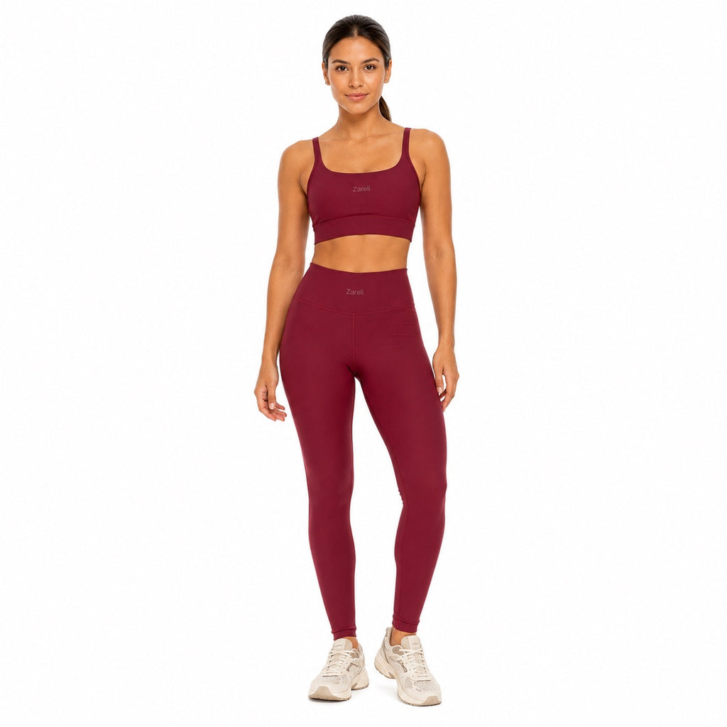 Burgundy Sports Tank Top