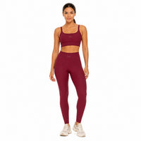 Burgundy Sports Tank Top