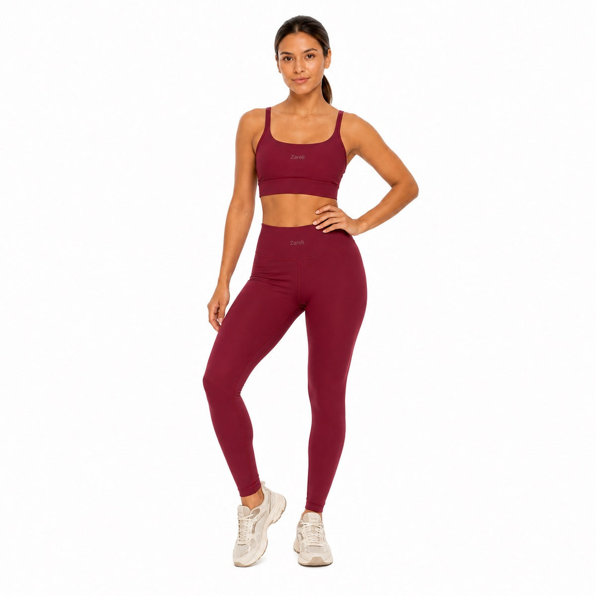 Burgundy Sports Tank Top