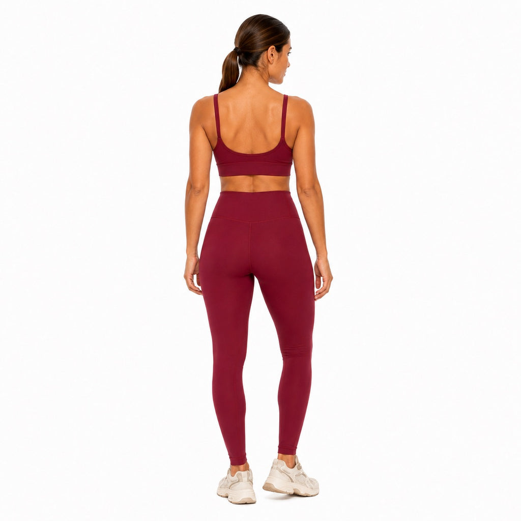 Burgundy Sports Tank Top