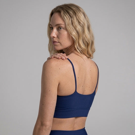 Navy Blue Sports Tank Top