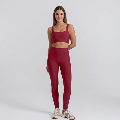 Burgundy Sports Tank Top